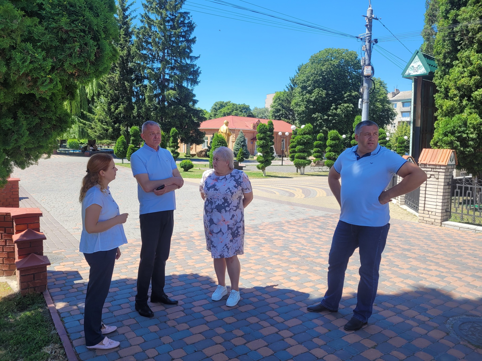 т.в.о. директора Департаменту гуманітарної політики Вінницької облдержадміністрації Тетяна Каменщук відвідала Іллінецьку громаду.